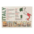 AmerCareRoyal Facts About Italy Map of Italy Design Placemat 13.5" 1000 / cs