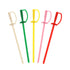 AmerCareRoyal Plastic Sword Pick Assorted Colors 3.25" 10 / 1000 cs