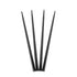 AmerCareRoyal Prism Picks Black, 4" Polystyrene 5 / 500 cs
