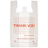 AmerCareRoyal 13" x 8" x 23" HDPE To Go Bag "Thank You" Print, 14 Mic 1000 / cs