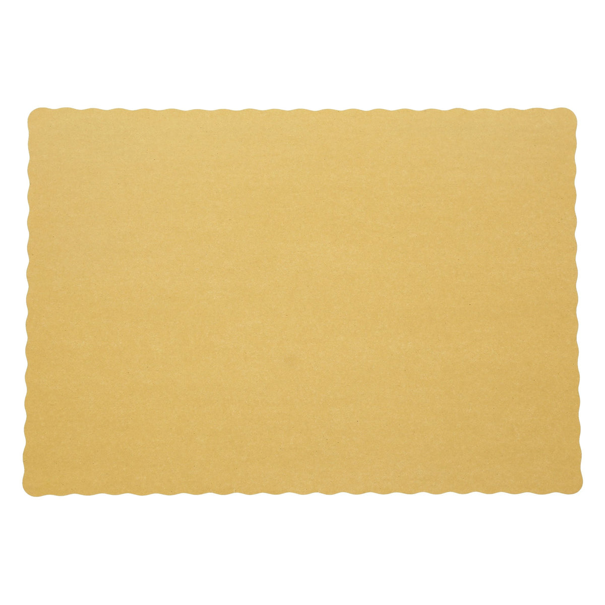 AmerCareRoyal Gold Placement 13.5" x 9.5", Scalloped 1000 / cs; manufacturer item reference photograph