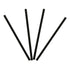 AmerCareRoyal 5.75", Jumbo Straw Black, Unwrapped 5.6mm 50 / 250 cs