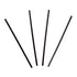 AmerCareRoyal 7.75" Jumbo Straws Unwrapped, Black , Polypropylene 24 / 500 cs