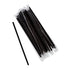 AmerCareRoyal 7.75" Jumbo Straws Black Poly Wrapped 24 / 500 cs