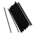 AmerCareRoyal Stirrer Straws 5", Unwrapped, Black 10 / 1000 cs