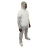 Hospeco Polylite Coveralls w/ Front Zipper White, X-Large, Attached Hood 25 / cs