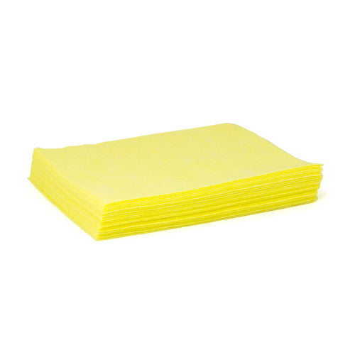 Hospeco Taskbrand DS-M Oil Treated Duster 24" x 21" Yellow , 1/4 Fold 8 / 50 cs — manufacturer reference photo; confirm listed selling unit