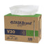 Hospeco Taskbrand V30 Wipers Dispenser 9" x 16.5" White 6 boxes / cs
