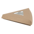 Inno-Pak Single Slice Pizza Carton Kraft, 9.5" x 9" 1.625" 220 / cs