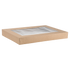 Inno-Pak Plain Brown Cake Carton Lid Kraft 26.5" X 18.63" X 3" 50 / cs