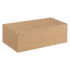 Inno-Pak 9x5x3 Tuck Top Deli Carton Plain - Brown 250 / cs