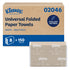 Kimberly Clark Kleenex Multifold Paper Towels White , 9.2" x 9.4" , 1-Ply 8 / 150 cs