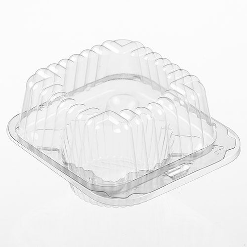 Novolex - WNA Single CT Cupcake 15 mil, Clear 400 / cs; exact manufacturer item reference photograph.