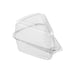 Novolex - WNA Pie Slice Shallow Container Clear 4.93" x 6.66" x 2.38" OPS 3 / 100 cs