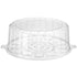 Inline Plastics 7" Clear Base / Dome Lid Cake Cont 9.1" x 10.3" x 3.4" 100 / cs