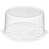 Inline Plastics 9" Clear EZ Open Cake Container 9.5" x 10.13" X 5.19" 50 / cs