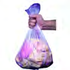 Crown Poly Pull-N-Pak "Bakery" Bag Clear / Maroon 15" X 20", 10 Mic 4 / 545 cs