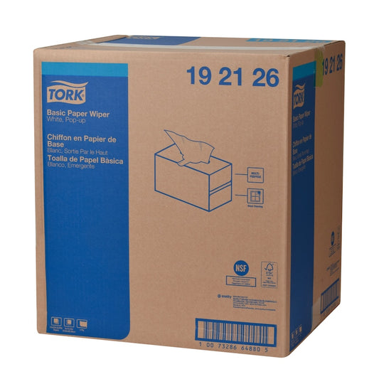 Essity Basic Paper Wiper White, Pop Up 24 / 250 cs