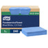 Essity Tork Foodservice Cleaning Towel Blue, 13" X 21", 1-Ply, 1/4 Fold 240 / cs