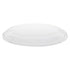Ultra Green TreeSaver Low Profile Pizza Box Lid Clear, 10", 1" Dome, Recycled PET 100 / cs