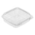 Novolex - WNA Hinged Utility Medium Clamshell Clear 8" x 8" OPS 250 / cs