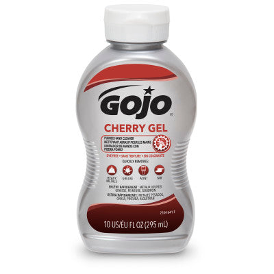 Gojo Cherry Gel 10 oz 8 / cs; exact manufacturer SKU photo. 