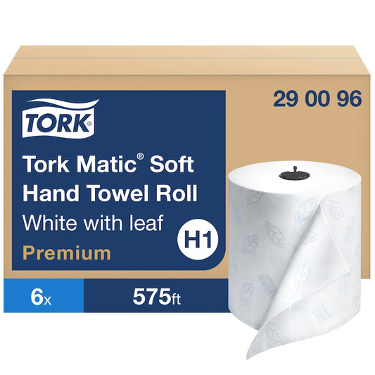 Essity Tork Premium Soft Matic Hand Towel White, 7.7" X 575', 2-Ply 6 / cs