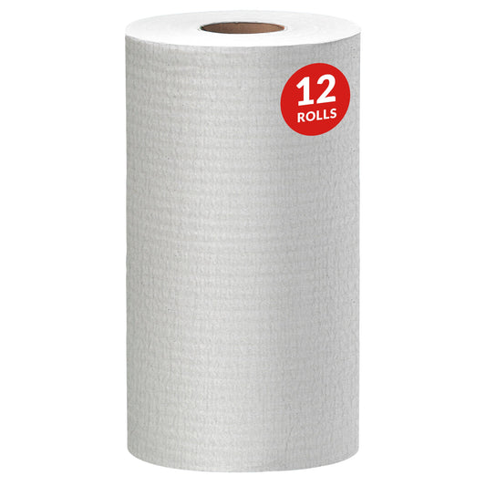 Kimberly Clark WypAll X60 Wipers Small Roll White 9.8" x 13.4" 12 / 130 cs; current official Kimberly-Clark manufacturer photo, code 35401. Branding and packaging may vary. Contents or accessories shown are included only as specified in the listing.