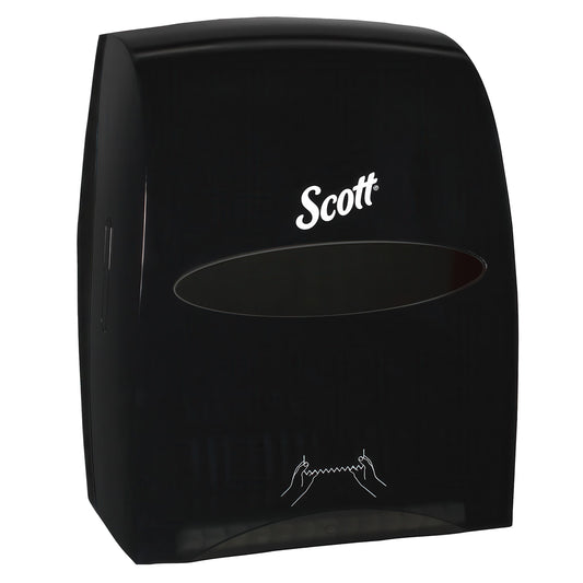 Kimberly Clark Scott Essential System Towel Disp. Smoke Touchless 1 / cs; current official Kimberly-Clark manufacturer photo, code 46253. Branding and packaging may vary. Contents or accessories shown are included only as specified in the listing.