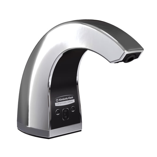 Kimberly Clark Electronic Foam Skin Care Dispenser Chrome Touchless Counter Mount 1.5L 1 / cs; current official Kimberly-Clark manufacturer photo, code 47604. Branding and packaging may vary. Contents or accessories shown are included only as specified in the listing.