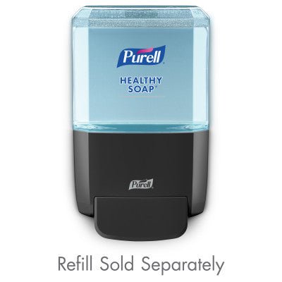 Gojo ES4 HEALTHY SOAP Dispenser Graphite 1 / cs; exact manufacturer SKU photo. Official dispenser photo shows a refill for illustration; refill sold separately.