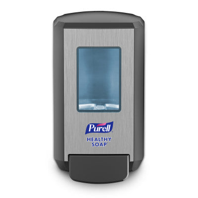 Gojo Purell CS4 Soap Dispenser 1250 ml Graphite Push Style 1 / ea; exact manufacturer SKU photo. 