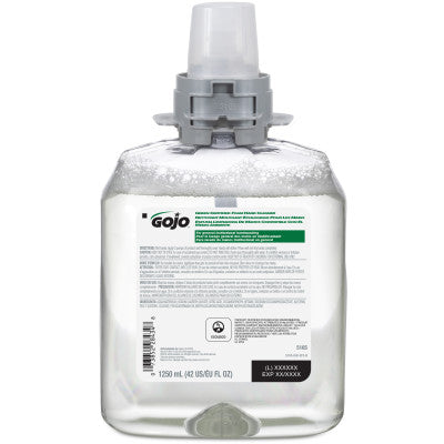 Gojo Green Certified Foam Hand Cleaner 1.25 Liters 4 / cs; exact manufacturer SKU photo. 