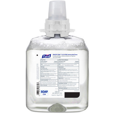 Gojo Purell Healthcare Foam Soap Antimicrobial, 1250 mL 4 / cs; exact manufacturer SKU photo. 