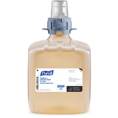Gojo Antimicrobial Foam Handwash 2% CHG 1250 ml, Purell, Push-style 3 / cs. Photo matched to the manufacturer's model; pack quantity is as listed.