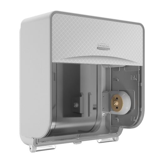 Kimberly Clark Professional ICON Coreless Standard Roll Toilet Paper Dispenser 1 / cs; current official Kimberly-Clark manufacturer photo, code 53705. Branding and packaging may vary. Contents or accessories shown are included only as specified in the listing.