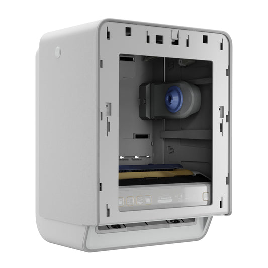 Kimberly Clark Icon Automatic Roll Towel Dispenser No Faceplate Brushed Grey 1 / cs; current official Kimberly-Clark manufacturer photo, code 54254. Branding and packaging may vary. Contents or accessories shown are included only as specified in the listing.