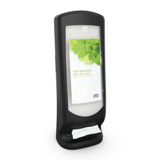 Essity Tork Xpressnap Napkin Dispenser Black, Signature Stand 1 / cs