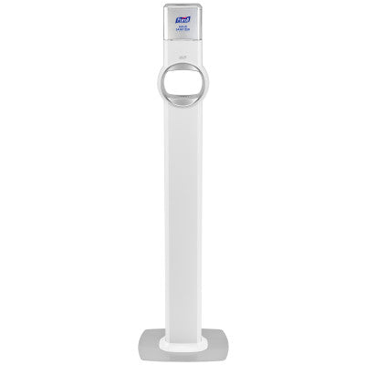 Gojo Purell FS6 Floor Stand Dispenser White (Dispenser Included) 1 / CS. Photo shows the original model. Pack quantity is as listed.