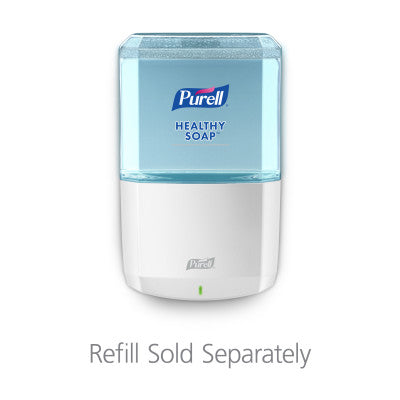 Gojo ES6 HEALTHY SOAP Dispenser White 1 / cs; exact manufacturer SKU photo. Official dispenser photo shows a refill for illustration; refill sold separately.