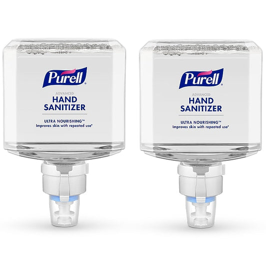 Gojo Purell Advanced Hand Sanitizer 1200 ml Refill 2 / cs. Photo depicts the listed model. Pack quantity is as listed. 