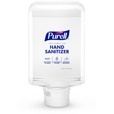 Gojo ES10 Foam Hand Sanitizer Refill 1200 ml, Fragrance Free, Clear 2 / 1 cs; exact manufacturer SKU photo. 