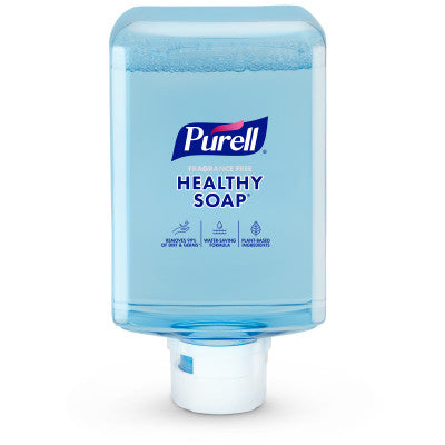 Gojo ES10 Purell Healthy Soap w/ Clean 1200 ml, Clear, Plastic Frag Free 2 / 1 cs; exact manufacturer SKU photo. 