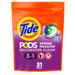 P&G Professional Tide Liquid Detergent Pods 31 ct 4 / cs — manufacturer product photograph. Listing pack quantity applies.