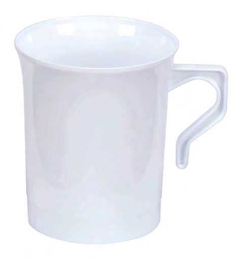 RJ-CM8192WH white 8oz coffee mug, manufacturer photograph
