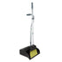 Unger Enterprises Smartcolor Ergo Dustpan Telescopic w/ Broom Silver/Black/Gray 1 / ea