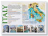 Hoffmaster Map of Italy Print Placemat 10" X 14" 1000 / cs