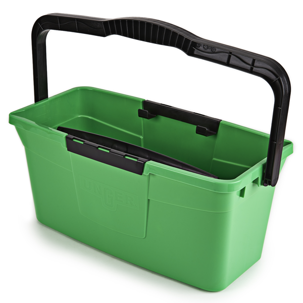 Unger Enterprises Pro Bucket 14" Long 3-Gallon Green 1 / ea; manufacturer product photo.