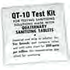 Steramine Sanitizer Test Strips 15 Strips and Color Chart per Kit 25 kits / cs