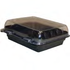 Novolex - Pactiv 8x8 Snack Box Black Base w/Clear Lid 135 / cs